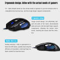 IMICE X7 2400 DPI 7-Key Wired Gaming Mouse with Colorful Breathing Light, Cable Length: 1.8m(Suns...