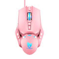 T-WOLF G530 USB Interface 7-Buttons 6400 DPI Wired Mouse Mechanical Gaming Macro Definition 4-Col...