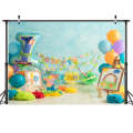 2.1m X 1.5m One Year Old Birthday Photography Background Party Decoration Hanging Cloth(583)