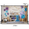 2.1m X 1.5m One Year Old Birthday Photography Background Party Decoration Hanging Cloth(523)