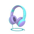 Gorsun GS-E61V Children Headphones Wired Student Cat Ear Detachable Folding Learning Headphones(P...