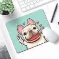 6 PCS Non-Slip Mouse Pad Thick Rubber Mouse Pad, Size: 21 X 26cm(Fighting Dog)