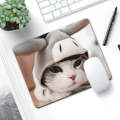 6 PCS Non-Slip Mouse Pad Thick Rubber Mouse Pad, Size: 21 X 26cm(Cute Kitten)