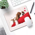 6 PCS Non-Slip Mouse Pad Thick Rubber Mouse Pad, Size: 21 X 26cm(Happy Puppy)