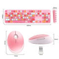 Mofii Sweet Wireless Keyboard And Mouse Set Girls Punk Keyboard Office Set, Colour: Pink Mixed Ve...