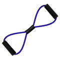 2 PCS Yoga Supplies 8-Word Tension Rope Tier Force Training To Make Chest Tube(Monochrome Blue)