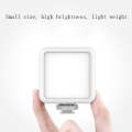 Ulanzi VL49  6W Small LED Video Light 5500K Dimmable Photography Soft Light Vlog Fill Light( White)
