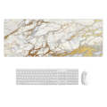 300x800x2mm Marbling Wear-Resistant Rubber Mouse Pad(Exquisite Marble)