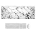 300x800x4mm Marbling Wear-Resistant Rubber Mouse Pad(Mountain Ripple Marble)