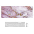 400x900x5mm Marbling Wear-Resistant Rubber Mouse Pad(Zijin Marble)