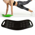 ABS Twist Fitness Balance Board Abdomen Leg Swing Exercise Board Yoga Balance Board(Black)