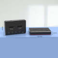 Blueendless M.2 Double Disk Mobile Hard Disk Base SATA / NVME Solid State Hard Disk Box, Colour: ...