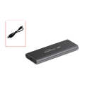 Blueendless M280N M.2 NVME Mobile Hard Disk Case USB3.1 Laptop Solid State Drive Box, Style: Gray...