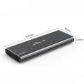 Blueendless M280N M.2 NVME Mobile Hard Disk Case USB3.1 Laptop Solid State Drive Box, Style: Gray...