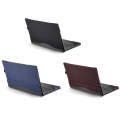 For Samsung Galaxy Book 4 360 15.6 inch Leather Laptop Anti-Fall Protective Case With Stand(Dark ...