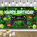 150x90cm Game Console Theme Birthday Background Birthday Party Decoration Banner(2023SRB51)