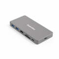 Blueendless Mobile Hard Disk Box Dock Type-C To HDMI USB3.1 Solid State Drive, Style: 7-in-1 (Sup...