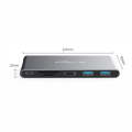 Blueendless Mobile Hard Disk Box Dock Type-C To HDMI USB3.1 Solid State Drive, Style: 6-in-1 (Sup...