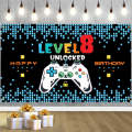 180x90cm Game Console Theme Birthday Background Birthday Party Decoration Banner(2023SRB54)