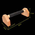 1 Pair Push-Ups Bracket Wooden Single Parallel Bars Inverted Frame, Specification: 50cm