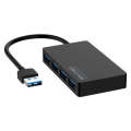 KYTC47 4 Ports USB Adapter Cable High Speed USB Docking Station Multi-Interface HUB Converter, Co...