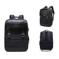 15.6 inch External USB Interface Laptop Backpack Waterproof Computer Bag(Black)