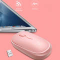 ZGB 301 4 Keys 1600 DPI 2.4G Wireless Mouse Notebook Desktop Universal Mouse(Pink)