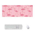 800x300x2mm  Office Learning Rubber Mouse Pad Table Mat(7 Flamingo)