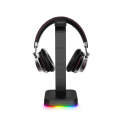 RGBD9 RGB Headset Stand Color-Changing Gaming Headset Stand Gaming Headset Display Stand with Dua...