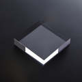 2 PCS Square 8x8x1.5cm Transparent Acrylic Geometric Photo Props Photography Background Plate Orn...