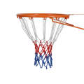 Outdoor Round Rope Basketball Net, Colour: 5.0mm Heavy Polyester(White Red Blue)