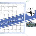 Polyethylene Knotted Four Wraped Sides Beach Volleyball Net For Competition / Training