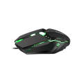 2 PCS K-Snake M11 4 Keys 1600DPI Luminous Game Wired Mouse Notebook Desktop USB Wired Mouse, Cabl...