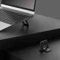 02919 Laptop Desktop Increased Heat Dissipation Bracket Laptop Base Portable Foot Pad Bracket(Black)
