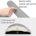 Baona Silicone Memory Cotton Wrist Pad Massage Hole Keyboard Mouse Pad, Style: Mouse Pad (Blue)