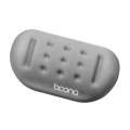 Baona Silicone Memory Cotton Wrist Pad Massage Hole Keyboard Mouse Pad, Style: Mouse Pad (Gray)
