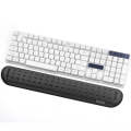 Baona Silicone Memory Cotton Wrist Pad Massage Hole Keyboard Mouse Pad, Style: Large Keyboard Res...