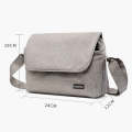 Baona BN-H013 Camera Shoulder Bag SLR Lens Storage Handbag(Light-Thin Gray)