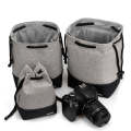 Baona Waterproof Micro SLR Camera Bag Protective Cover Drawstring Pouch Bag, Color: Medium Gray