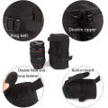 5603 Wear-Resistant Waterproof And Shockproof SLR Camera Lens Bag, Size: L(Black)