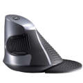 DELUX M618 6-Keys Vertical Snail Ergonomic Wireless Mouse(Black)