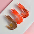 3 PCS Simulation Shrimp Camera Props Children Play House Toys(Big Grilled Shrimp)