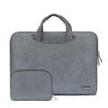 LiSEN LS-116 Simple Laptop Bag Business Laptop Liner Bag, Size: 13.3 inch(Snowflake Nylon Gray)
