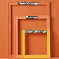 3 in 1 Different Sizes Morandi Color Wooden Photo Frame Series Color Spray Paint Photo Props Phot...