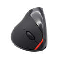 HH-111 5 Keys Wireless Vertical Charging Mouse Ergonomics Wrist Protective Mouse(Black)
