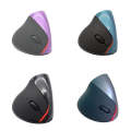 HH-111 5 Keys Wireless Vertical Charging Mouse Ergonomics Wrist Protective Mouse(Blue)