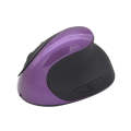 JSY-03 6 Keys Wireless Vertical Charging Mouse Ergonomic Vertical Optical Mouse(Purple)