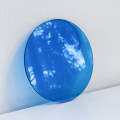 Translucent Blue Round Sheet Studio Background Ornament Photo Props
