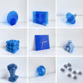 8pcs/ Set Blue White Ball Studio Background Ornament Photo Props