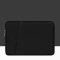 Baona BN-Q004 PU Leather Laptop Bag, Colour: Double-layer Midnight Black, Size: 13/13.3/14 inch